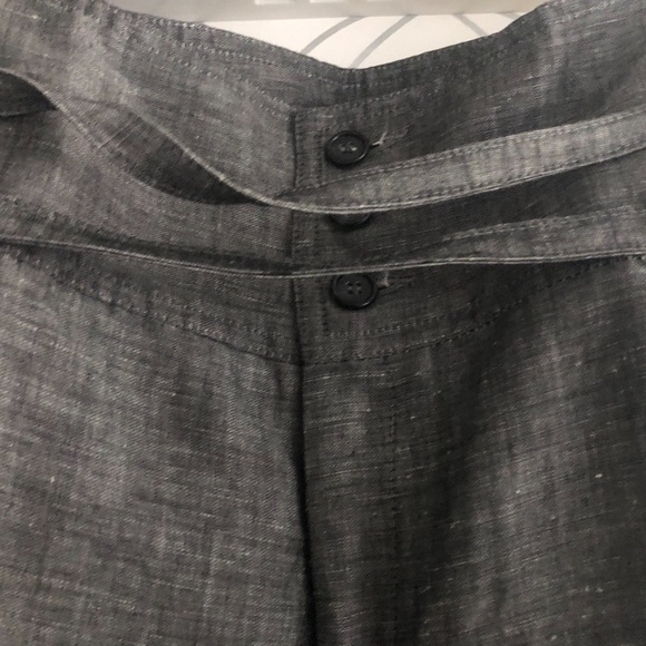 Identify Grey Linen Pants ~ Made in Canada - Picture 4 of 12